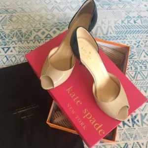 Kate Spade ♠️ Patent Peep Toe Heels