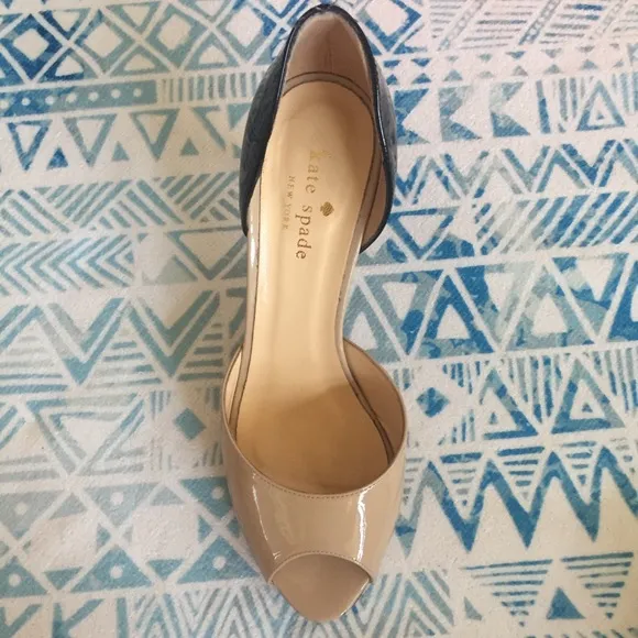 Kate Spade ♠️ Patent Peep Toe Heels
