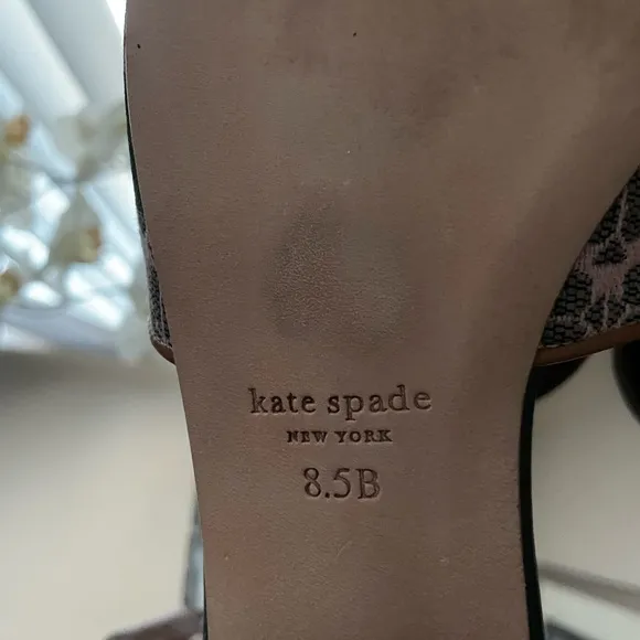 Kate Spade Sandals Signature Spade Flower Jacquard Boardwalk Slides