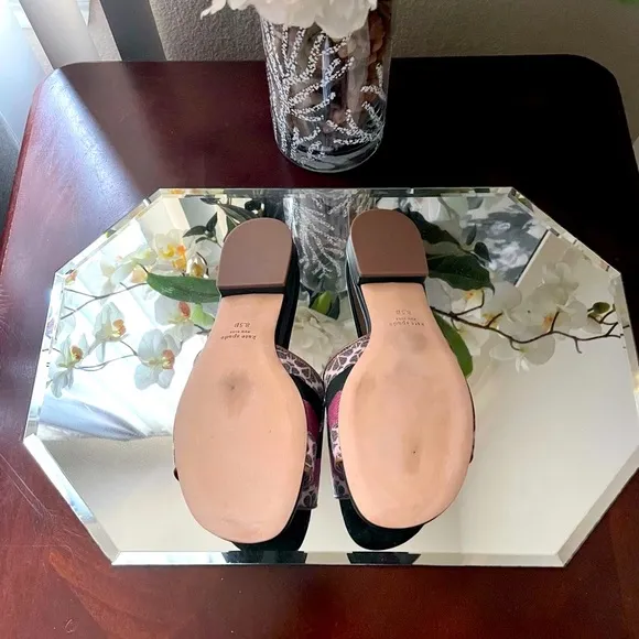 Kate Spade Sandals Signature Spade Flower Jacquard Boardwalk Slides