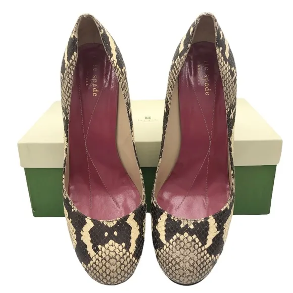 Kate Spade Snakeskin Heels