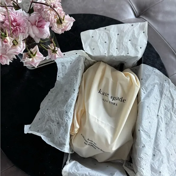Kate Spade white Heels with Crystal Heel