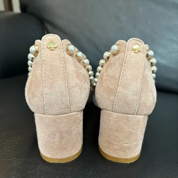 Kate Spade Womens Maeve Suede Block Heels