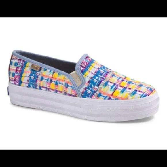 Keds x Malhia Kent Triple Decker Klein Slip-Ons - US 5.5