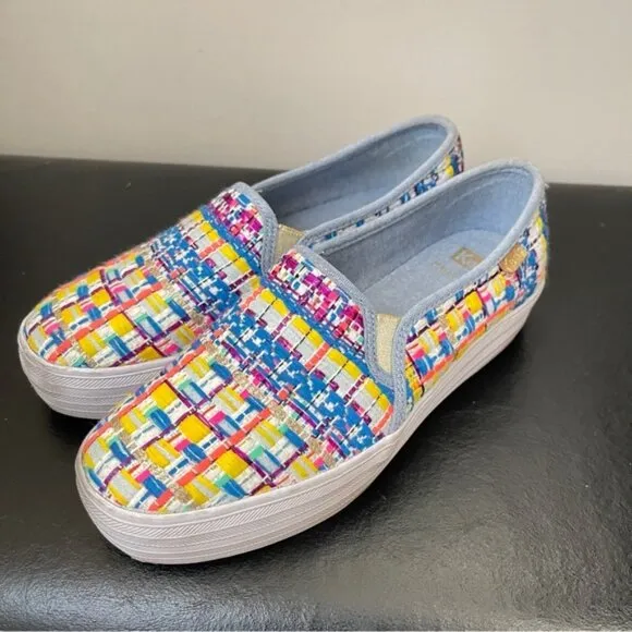 Keds x Malhia Kent Triple Decker Klein Slip-Ons - US 5.5
