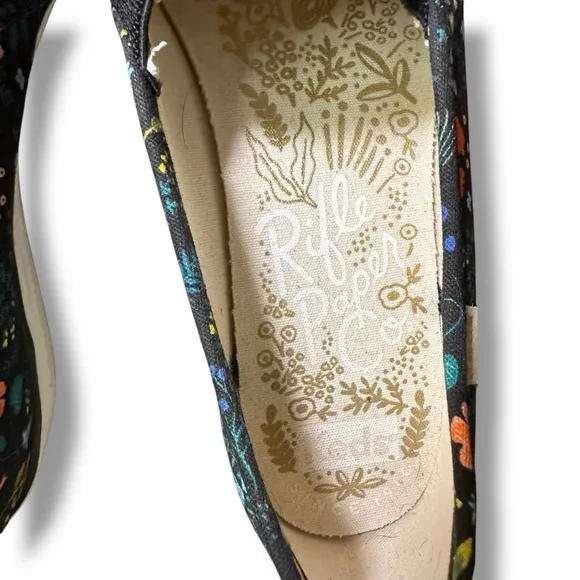 Keds X Rifle Paper Co. Triple Decker Slip-On Platform Floral 7.5