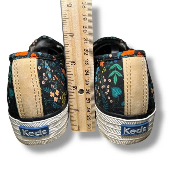 Keds X Rifle Paper Co. Triple Decker Slip-On Platform Floral 7.5