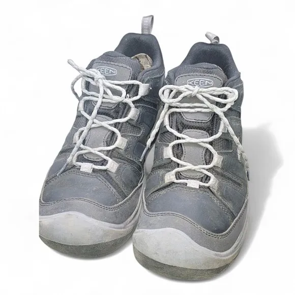 KEEN Circadia Hiking Shoes Mens US 11.5 Steel Grey 1026775 Waterproof Supportive