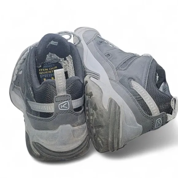 KEEN Circadia Hiking Shoes Mens US 11.5 Steel Grey 1026775 Waterproof Supportive