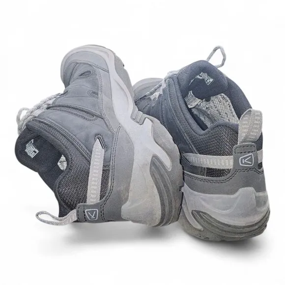 KEEN Circadia Hiking Shoes Mens US 11.5 Steel Grey 1026775 Waterproof Supportive