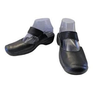Keen Saratoga Mary Jane Mules Women's Size 6.5 1011506 Black Clogs Slip-ons