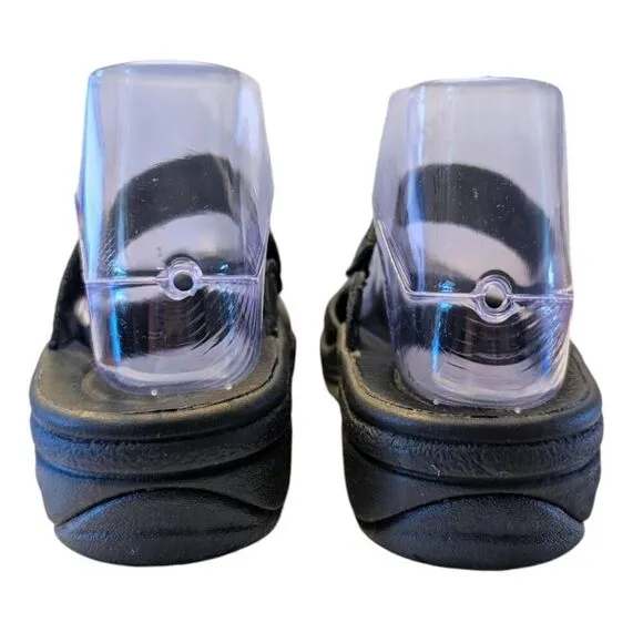 Keen Saratoga Mary Jane Mules Women's Size 6.5 1011506 Black Clogs Slip-ons