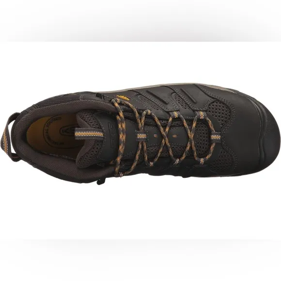 KEEN Utility Men's Lansing Mid Steel Toe Waterproof Work Boot 🥾