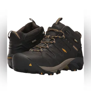 KEEN Utility Men's Lansing Mid Steel Toe Waterproof Work Boot 🥾