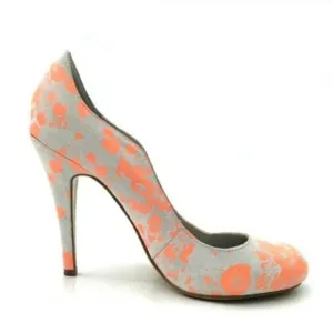 Kelsi Dagger Lillian Pain Splatter Round Toe Pumps Size 6.5