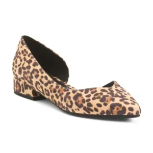 KENNETH COLE NEW YORK Animal Print Carmina Animal Print Low Heels