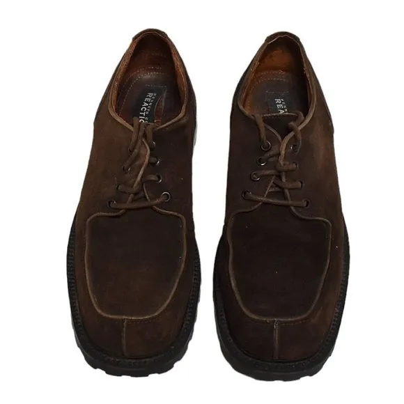 Kenneth Cole Reaction Brown Suede-terra Oxfords