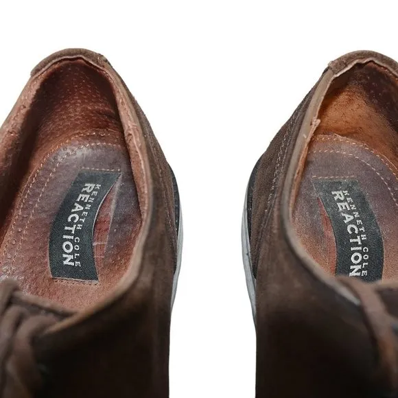 Kenneth Cole Reaction Brown Suede-terra Oxfords