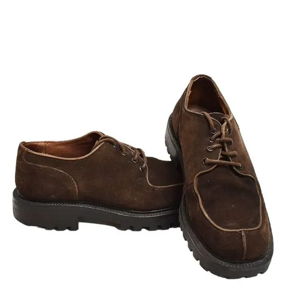 Kenneth Cole Reaction Brown Suede-terra Oxfords