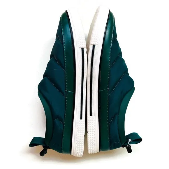 Kenneth Cole Reaction Mens Green Gables Ankir Quilted Slip-On Sneaker Si…