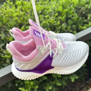 KID'S Adidas Alphabounce Beyond J True Pink Purple F33984