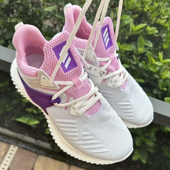KID'S Adidas Alphabounce Beyond J True Pink Purple F33984