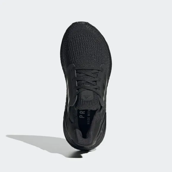 KID'S Adidas Ultraboost 20 Running Shoes Triple Black FW9800