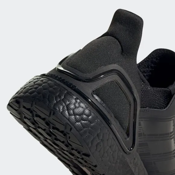KID'S Adidas Ultraboost 20 Running Shoes Triple Black FW9800