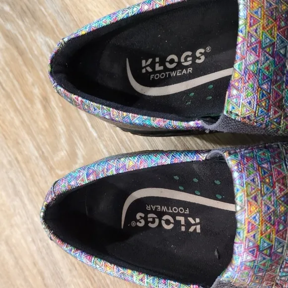 Kloge Footwear Colorful Women's Slip-On Shoes size 8 M