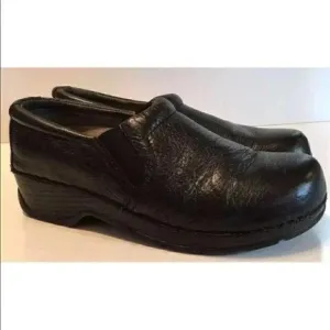 Klogs Closed Clogs Leather Slip Resist Work Safe