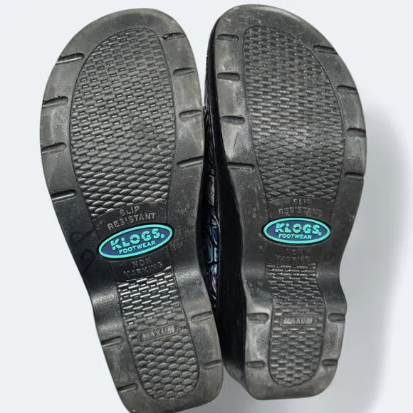Klogs Naples Womens Slip Resistant Work Clogs Size 7.5