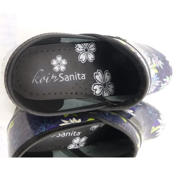 Koi by Sanita Floral Butterfly Clogs