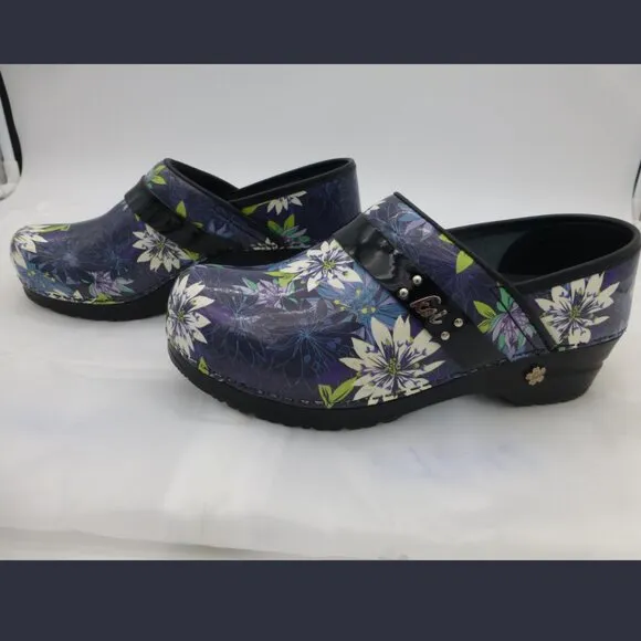 Koi by Sanita Floral Butterfly Clogs