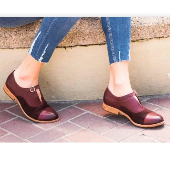 Kork Ease Niseda Leather Oxfords Sz 8.5