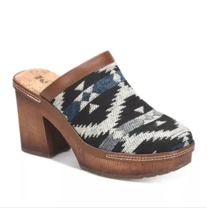 Korks By Kork-Ease Lori Blue Woven Clogs Size 10 NIB