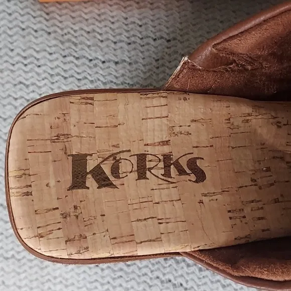Korks By Kork-Ease Lori Blue Woven Clogs Size 10 NIB