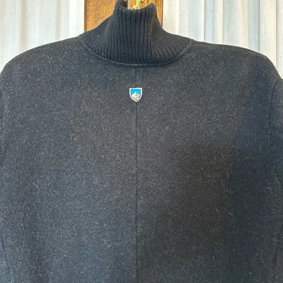 Kuhl Black Spy Merino Wool Sweater Jacket