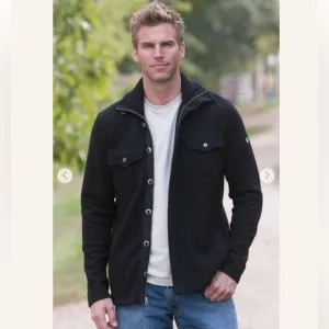 Kuhl Black Spy Merino Wool Sweater Jacket