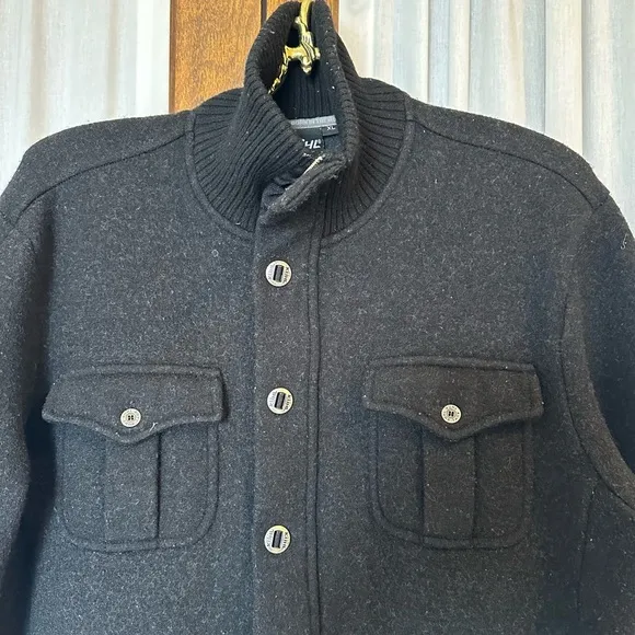 Kuhl Black Spy Merino Wool Sweater Jacket