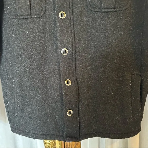 Kuhl Black Spy Merino Wool Sweater Jacket