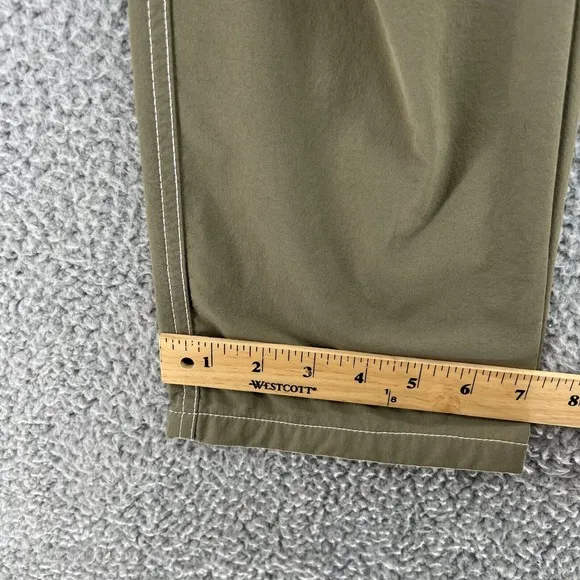 KUHL Pants Boy's Large 14-16 Renegade Cargo Nylon Olive Green Hiking Outdoors