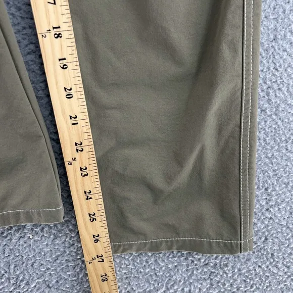 KUHL Pants Boy's Large 14-16 Renegade Cargo Nylon Olive Green Hiking Outdoors