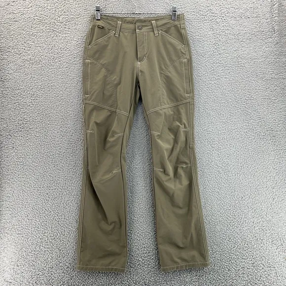 KUHL Pants Boy's Large 14-16 Renegade Cargo Nylon Olive Green Hiking Outdoors