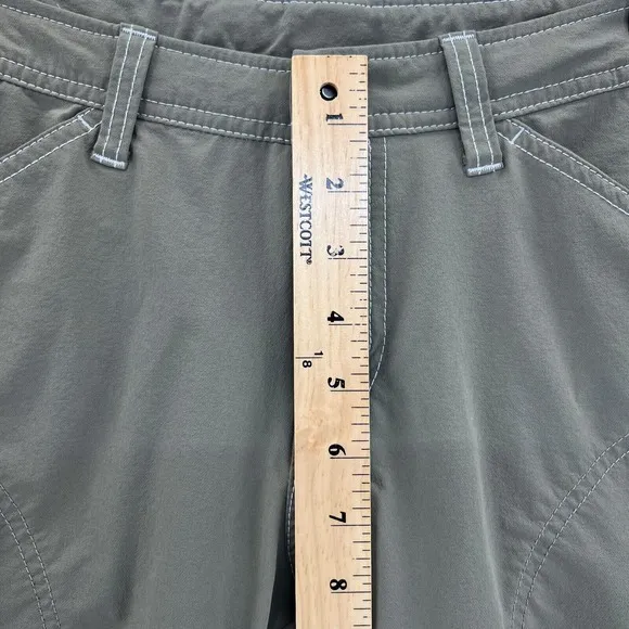 KUHL Pants Boy's Large 14-16 Renegade Cargo Nylon Olive Green Hiking Outdoors