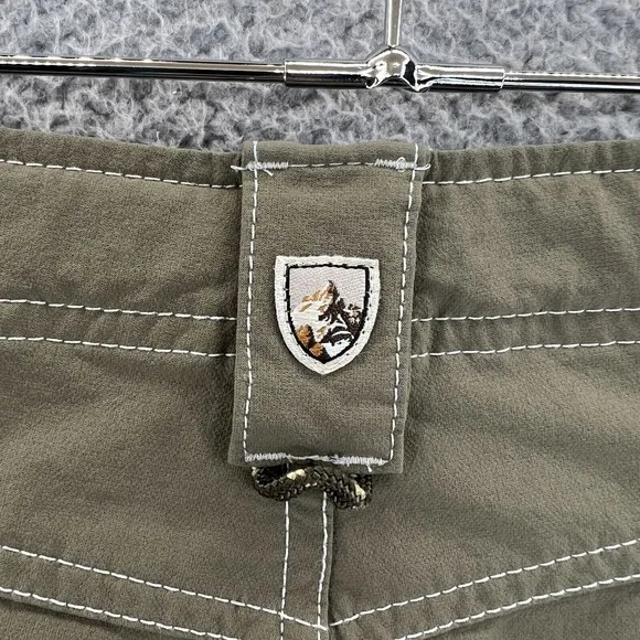 KUHL Pants Boy's Large 14-16 Renegade Cargo Nylon Olive Green Hiking Outdoors