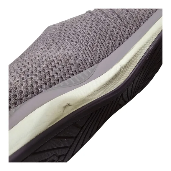 KURU Stride Sneakers Purple Textured Breathable Knit Mesh Slip On Size 11