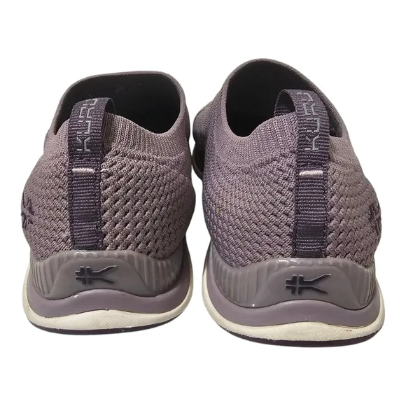 KURU Stride Sneakers Purple Textured Breathable Knit Mesh Slip On Size 11