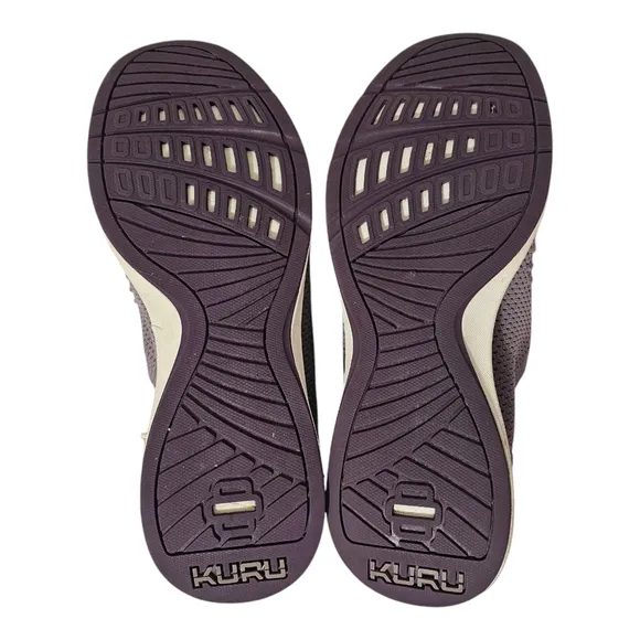 KURU Stride Sneakers Purple Textured Breathable Knit Mesh Slip On Size 11