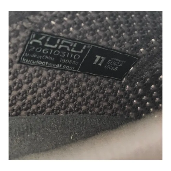 KURU Stride Sneakers Purple Textured Breathable Knit Mesh Slip On Size 11