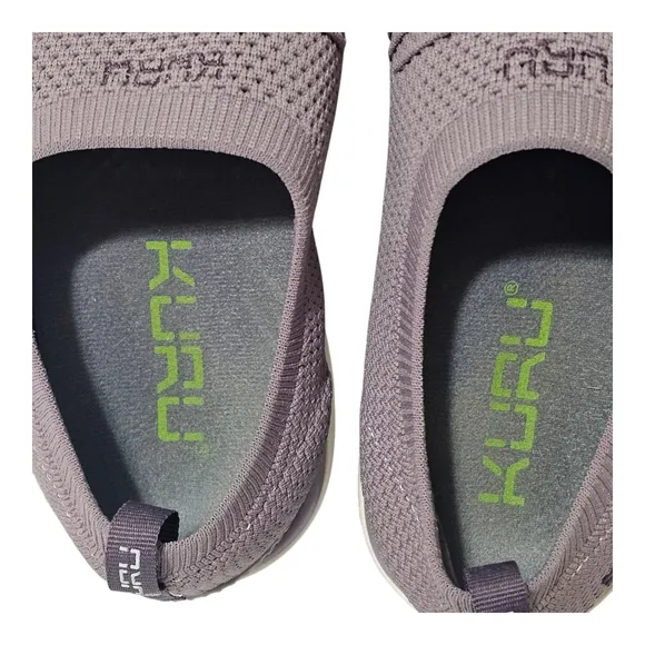 KURU Stride Sneakers Purple Textured Breathable Knit Mesh Slip On Size 11